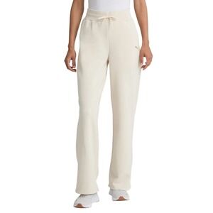 Puma Women's Fleece Straight Leg Pants, Tan, Size XXL‎